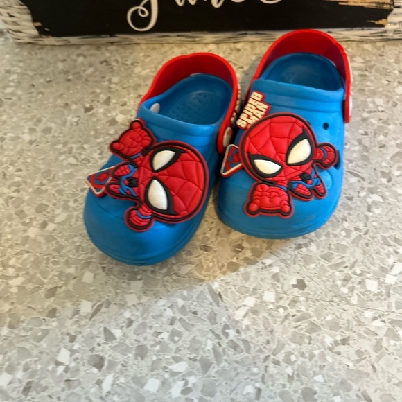 Marvel Spider-Man Avengers Clogs Slip on Water Shoes 9c - Picture 1 of 9
